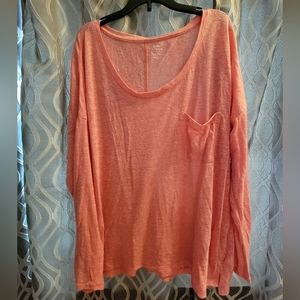 Old Navy boyfriend long sleeve top. Size XL